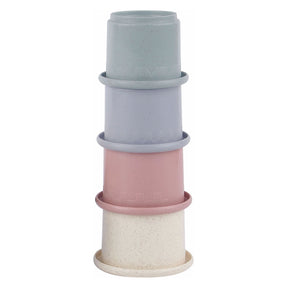 Bicchieri impilabili pastello, 4 pz.