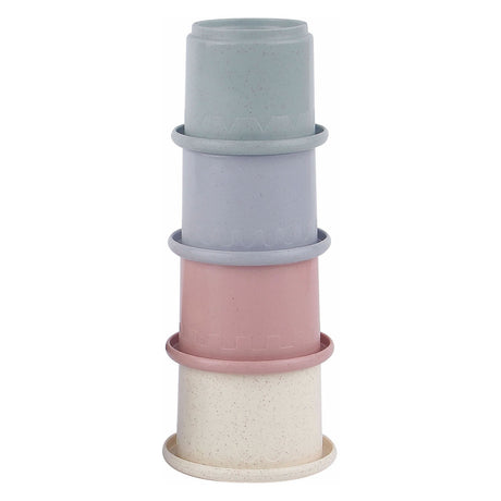 Bicchieri impilabili pastello, 4 pz.