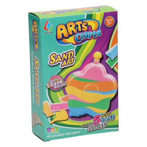 Fiore arcobaleno di arte della sabbia