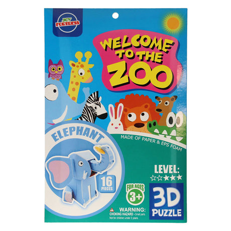 Kit di costruzione elefante 3D