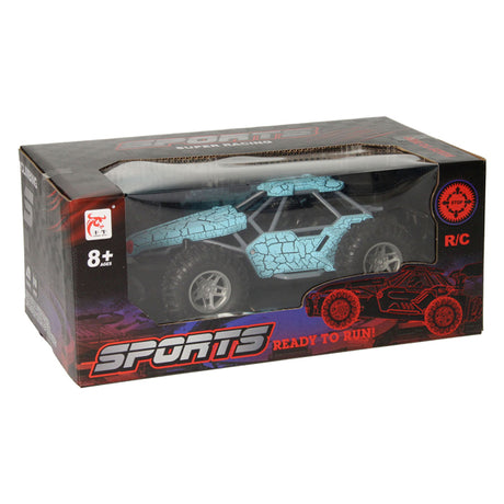 Auto RC con funzione fumogena - blu