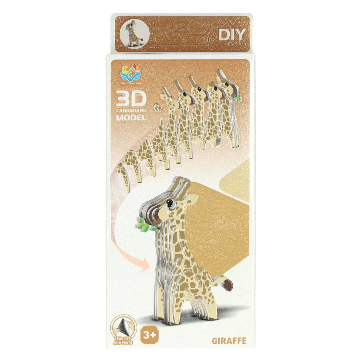 Puzzle 3D Lobbes Giraffa, 30 pz.