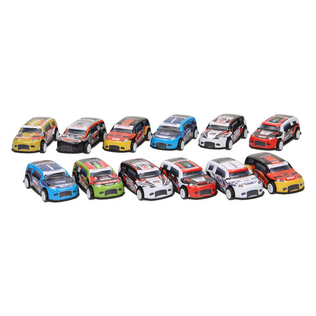 Set auto in metallo, 12 pezzi.