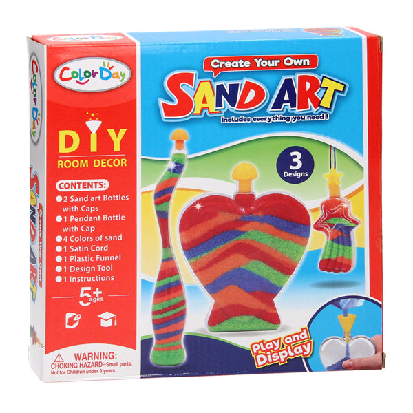 Arcobaleno di arte della sabbia