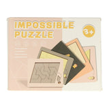 Puzzle di pensiero impossibile in legno di Lobbes