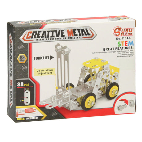 Carrello elevatore da costruzione in kit di costruzione in metallo