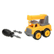 Carrello da cantiere con ruote avvitate - giallo