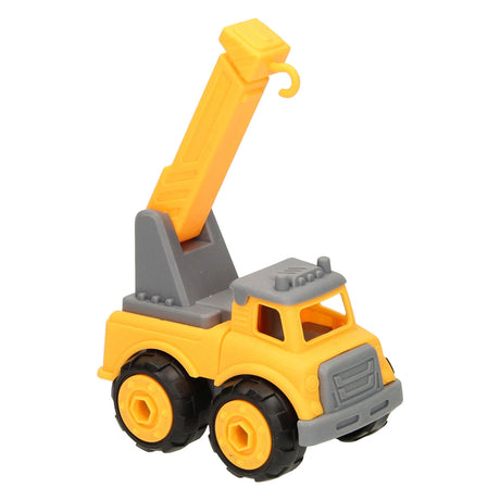 Carrello da cantiere con ruote avvitate - giallo