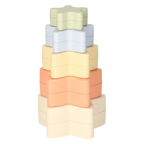 Scatole a forma di torre impilabili per bambini, pastello, 5 pz.
