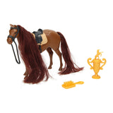 Cavallo con pettine e coppa