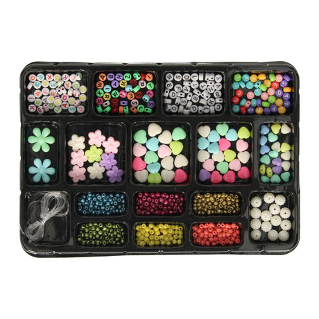 Set di perline per creazione di gioielli pastello metallizzato