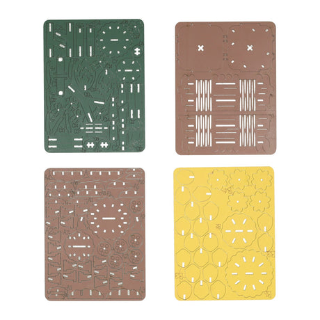 Giocattoli Lobbes ad es. Kit di costruzione in legno Lobbes girasoli 3D - giocattoli creativi 121 pz.
