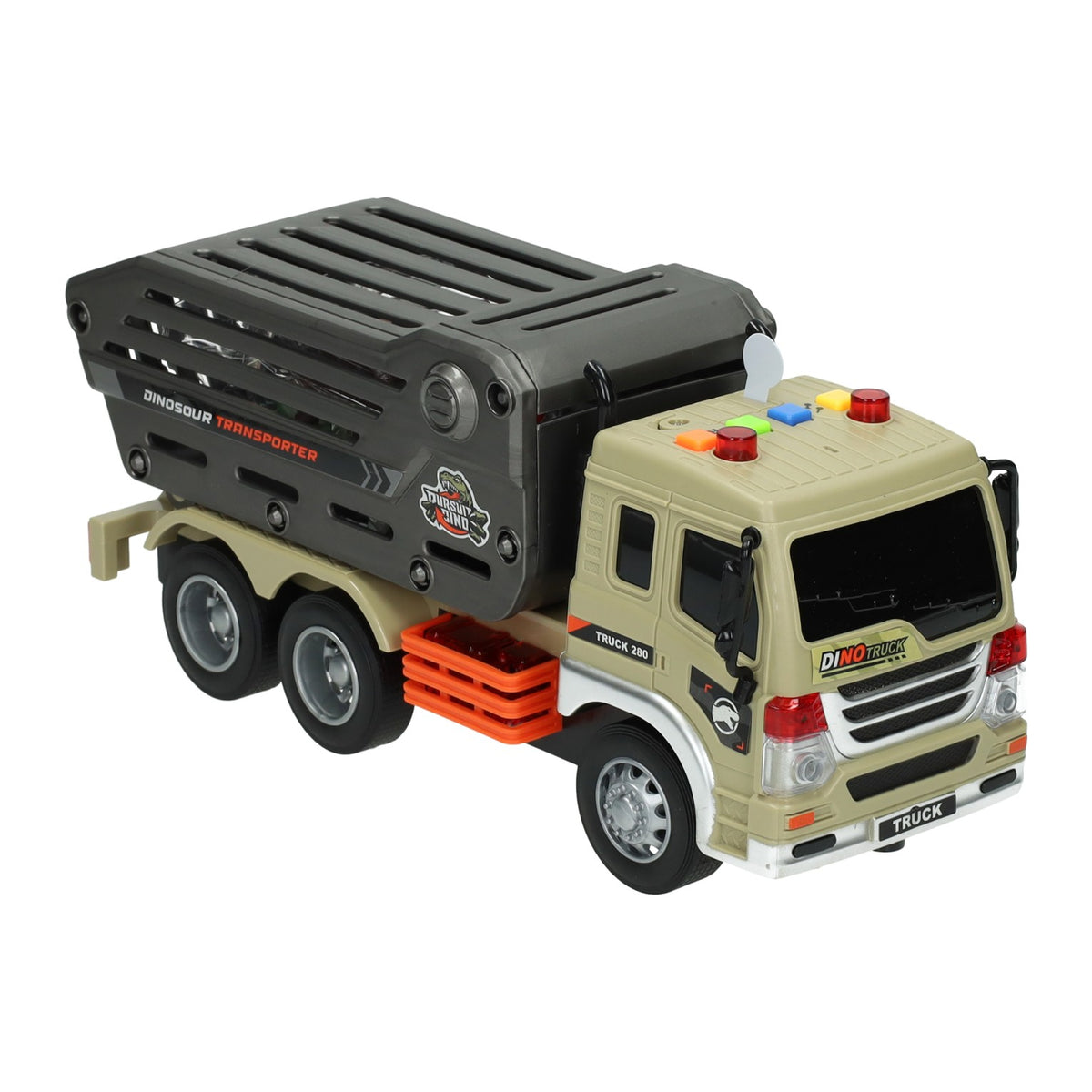 Camion di salvataggio con dinosauri