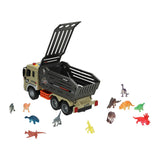 Camion di salvataggio con dinosauri