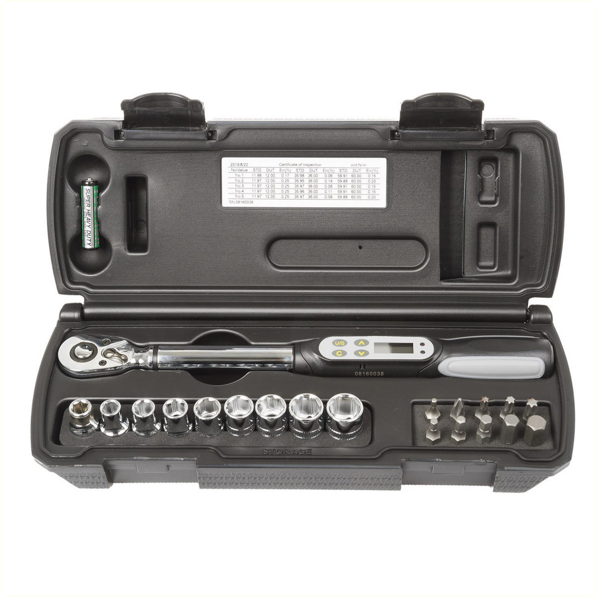 M-Wave Digital Torque Chiave di 3-60nm