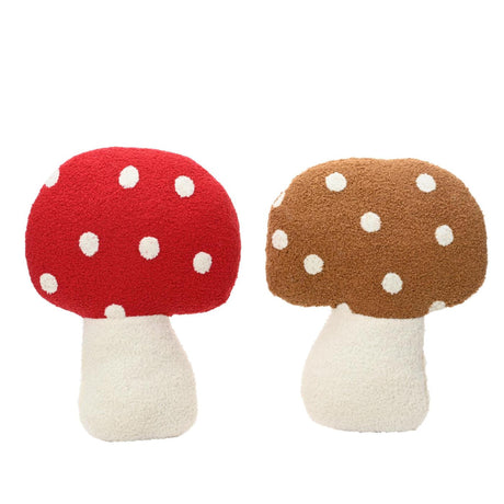 Cuscino Decoris fungo poliestere 37x32x5cm 2 assortiti