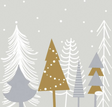 Tovaglioli Duni alberi d'inverno 33x33cm velina 3 strati fsc confezione da 20 tovaglioli