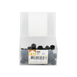 Dado tappo coperchio m6 vasca plastica nera 50 pz.