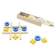 Houten tic tac toe spel