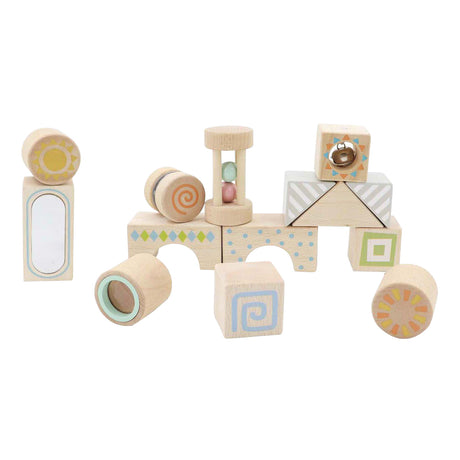 Blocchi senso in legno Lobbes, 14 pz.