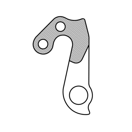 Union Derailleurpad GH-147 con set di viti M4X0.7