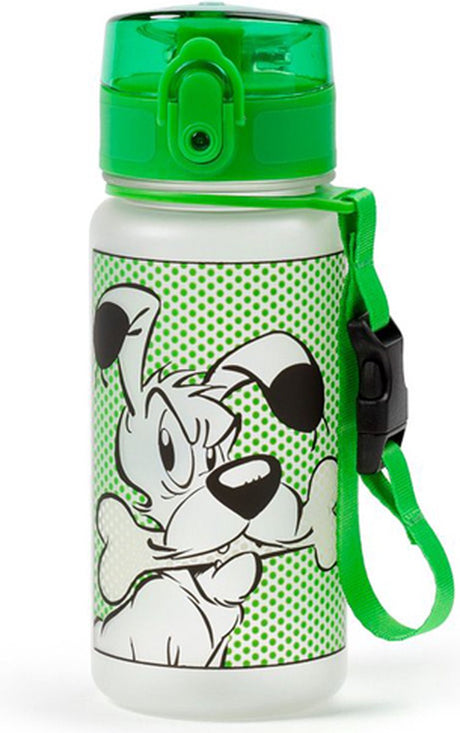 Puckator borraccia per bambini idefix (dogmatix) asterix pop top 350ml resistente alla rottura
