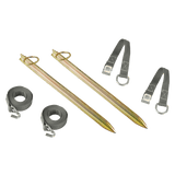 Set cinghie antivento Bisella per tendalino e tendalino