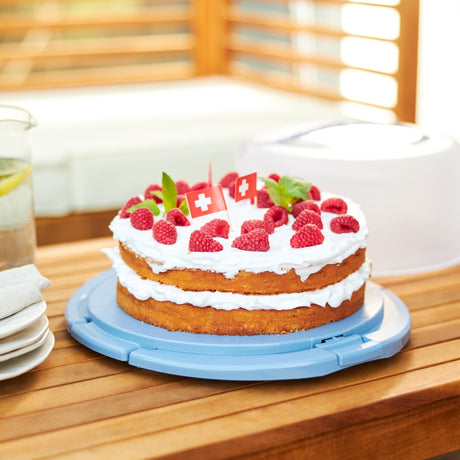 Scatola per torte fresche Rotho cool orizzonte blu