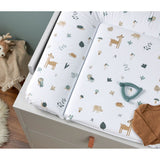 Materassino fasciatoio Rotho animali della foresta 85x72 cm bianco