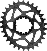 Corona ovale Absoluteblack per offset 6mm a montaggio diretto Sram