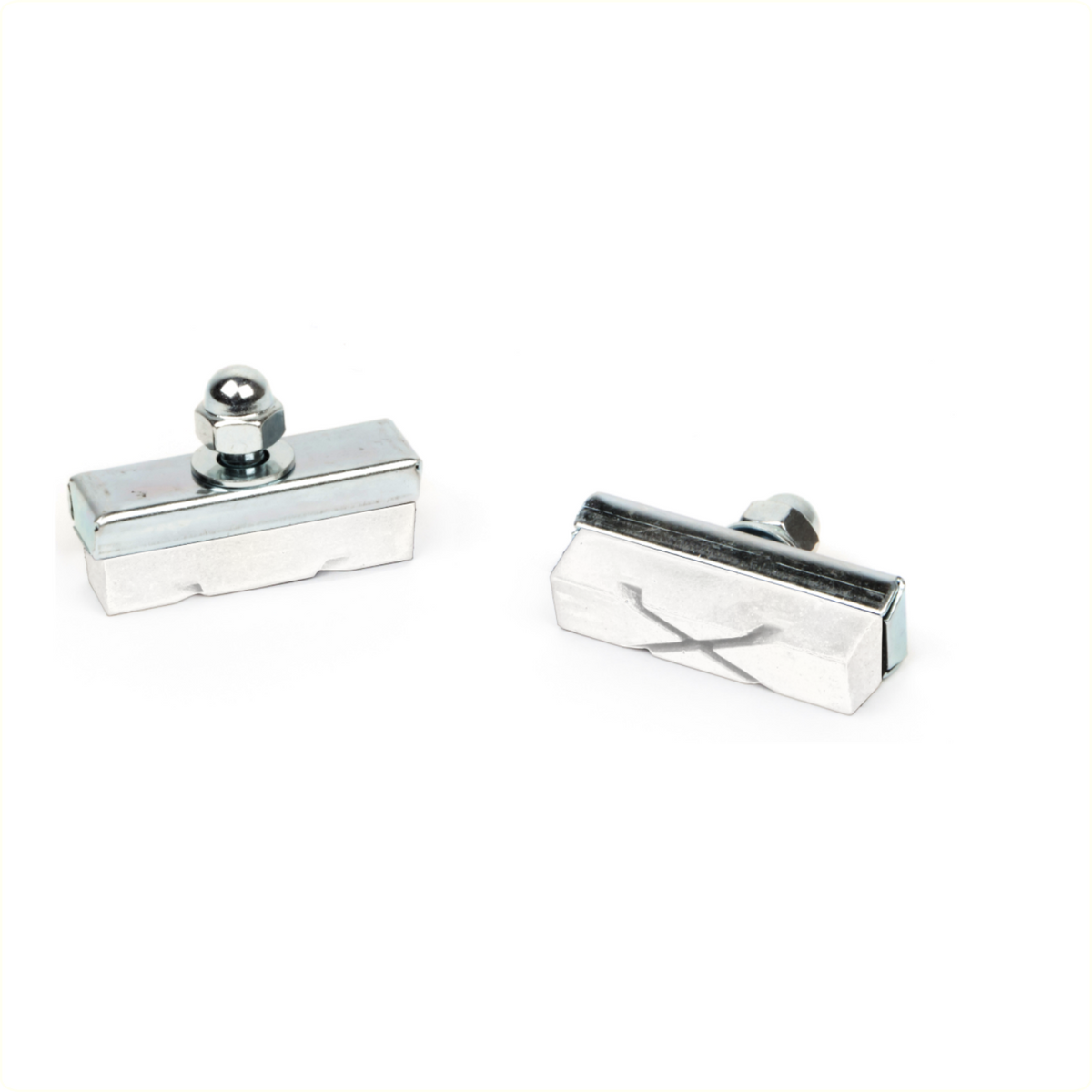 Pastiglie freno Elvedes per pinza freno x-groove design mescola bianca per coppia
