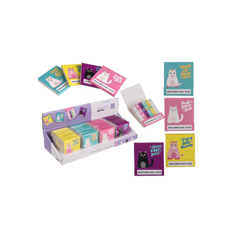 Set di lime per unghie Ootb da 6 pezzi in confezione regalo 5,5x5,8 cm
