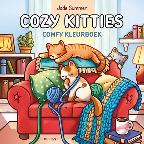 Deltas cozy kitties - comfy kleurboek jade summer