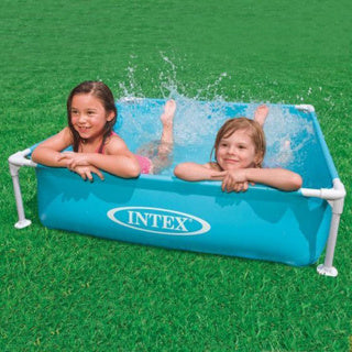 Piscina per bambini con cornice-Blu