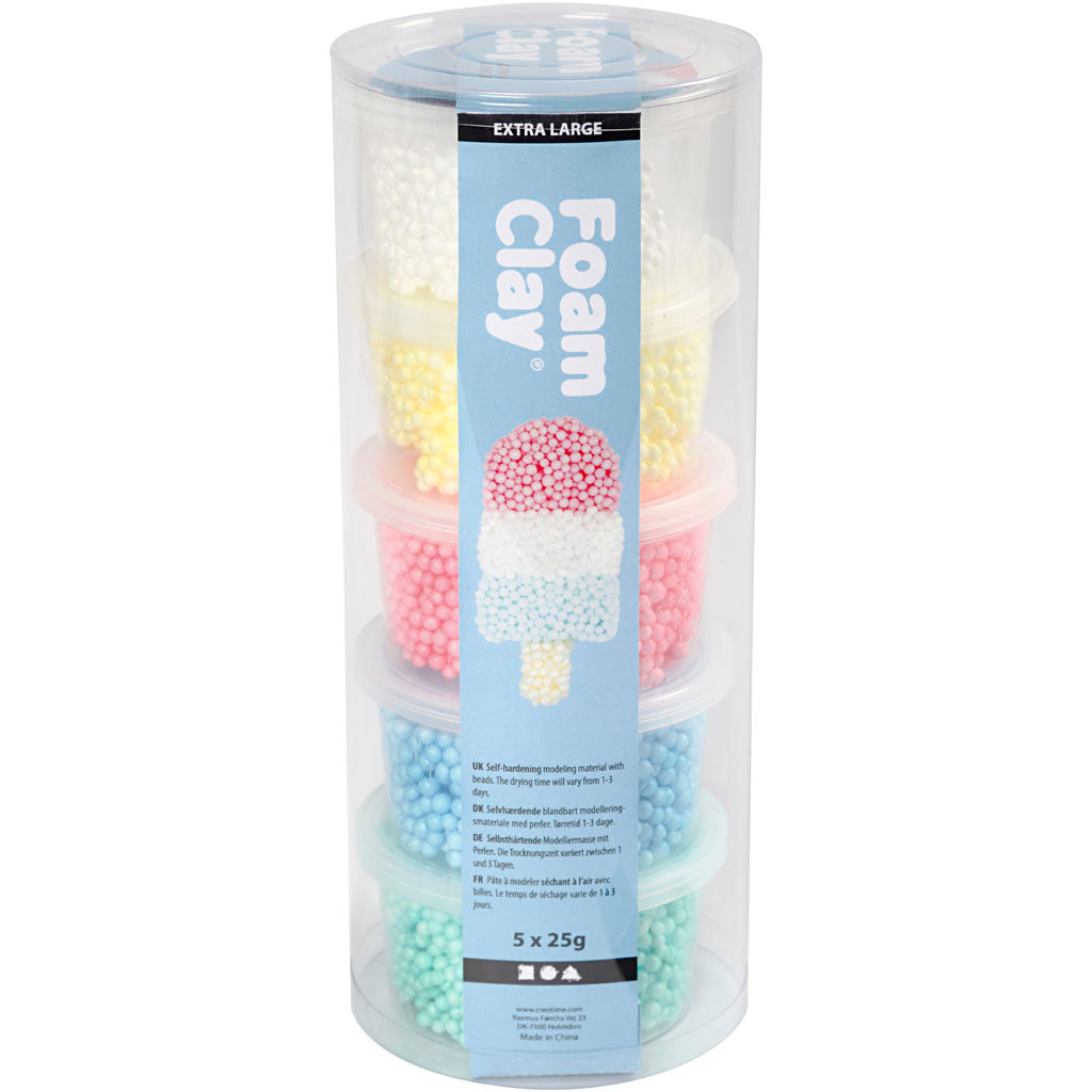 Azienda creativa https: www.cchobby.nl foam-clay-extra-large-diverse-colors-5x25-gr-1-doos