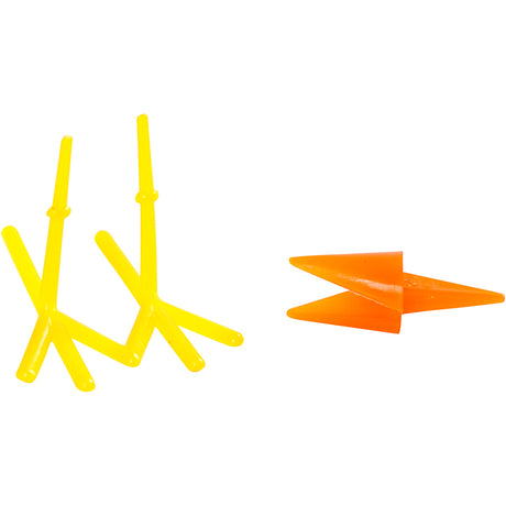 Azienda creativa https: www.cchobby.nl becchi-e-piedi-di-pollo-h-28-mm-l-30-37-mm-arancione-giallo-8-set-1-scatola
