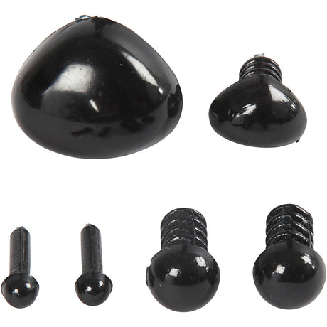 Creotime https: www.cchobby.nl occhi-e-muso-per-modellare-d-3-6-mm-dimensions-8x6-14x11-mm-black-20-set-1-box