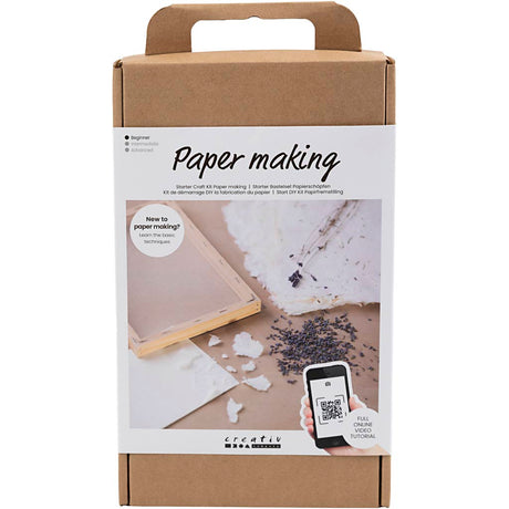 Azienda creativa https: www.cchobby.nl starter-hobbyset-paper-making-1-box
