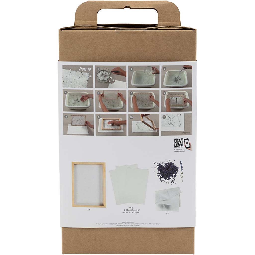 Azienda creativa https: www.cchobby.nl starter-hobbyset-paper-making-1-box