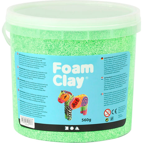 Argilla schiumosa https: www.cchobby.nl foam-clayr-neon-green-560-gr-1-bucket