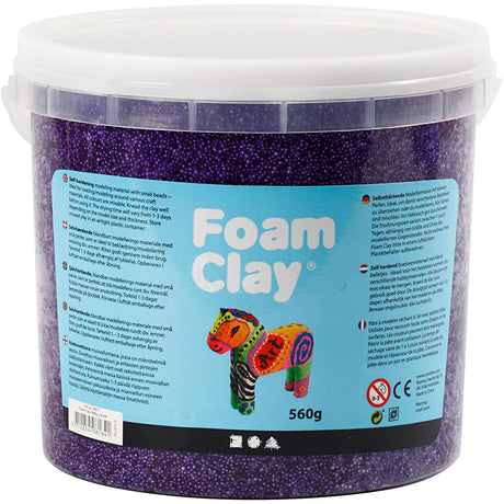 Argilla schiumosa https: www.cchobby.nl foam-clayr-purple-560-gr-1-bucket