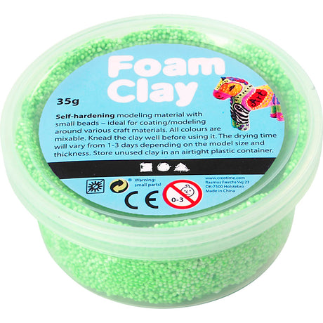Argilla schiumosa https: www.cchobby.nl foam-clayr-neon-green-35-gr-1-doosje