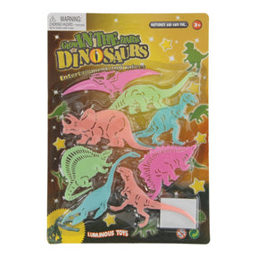 Dinosauri che si illuminano al buio