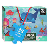 Puzzle da pavimento Mondo sottomarino, 35 pz.