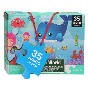 Puzzle da pavimento Mondo sottomarino, 35 pz.