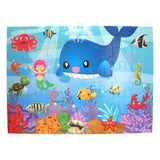 Puzzle da pavimento Mondo sottomarino, 35 pz.