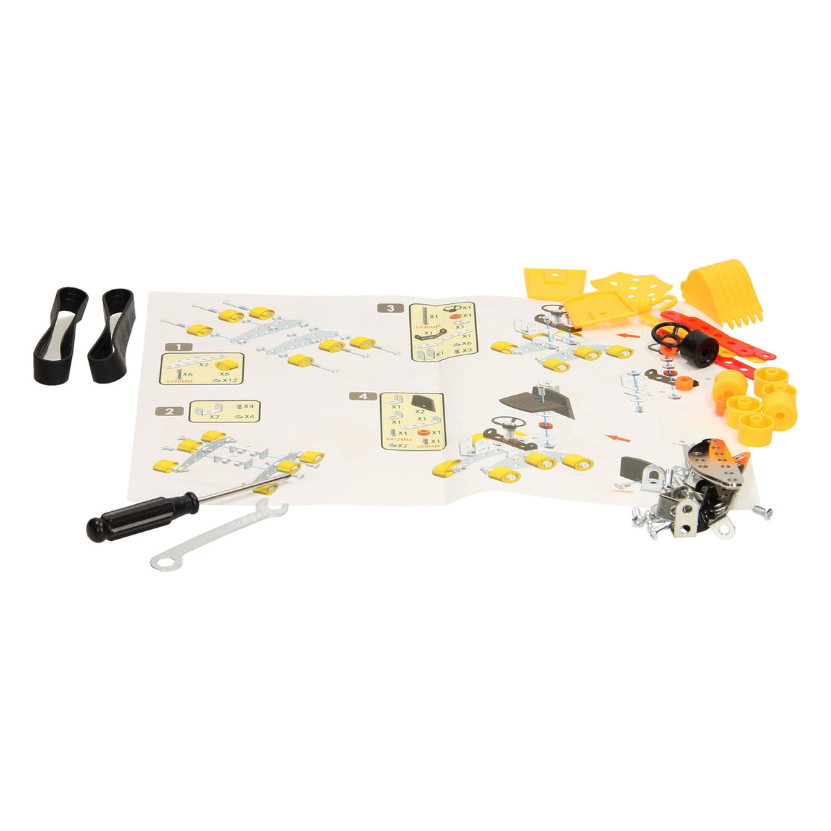 Set da costruzione cingoli per miniescavatori, 93 pz.