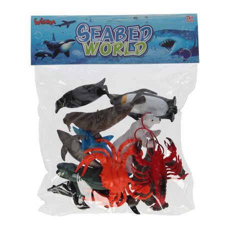 Figure di grande gioco Figure Oceant Animals, 11st.