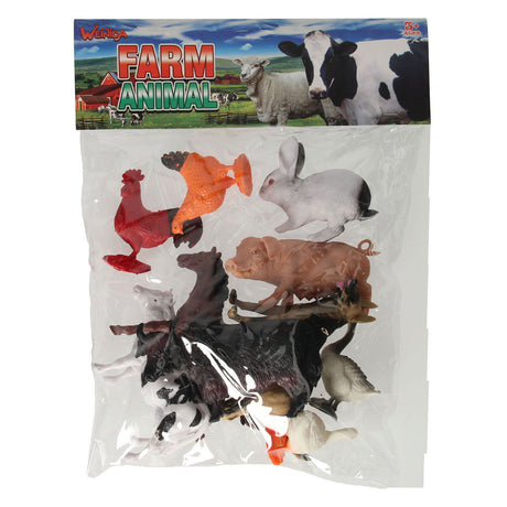 Giocattoli Lobbes, ad esempio animali da fattoria, 10 pz.