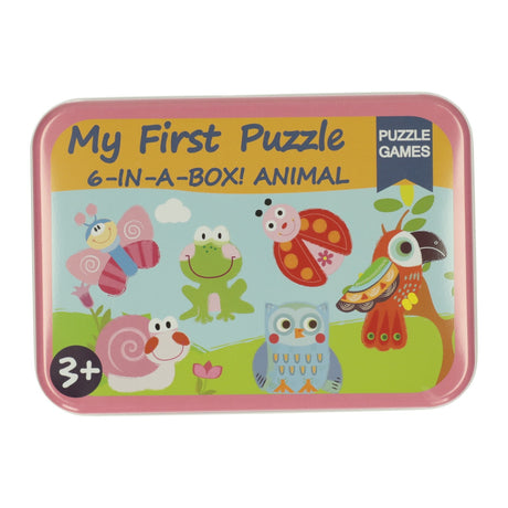 I miei primi 6 puzzle in scatola - animali